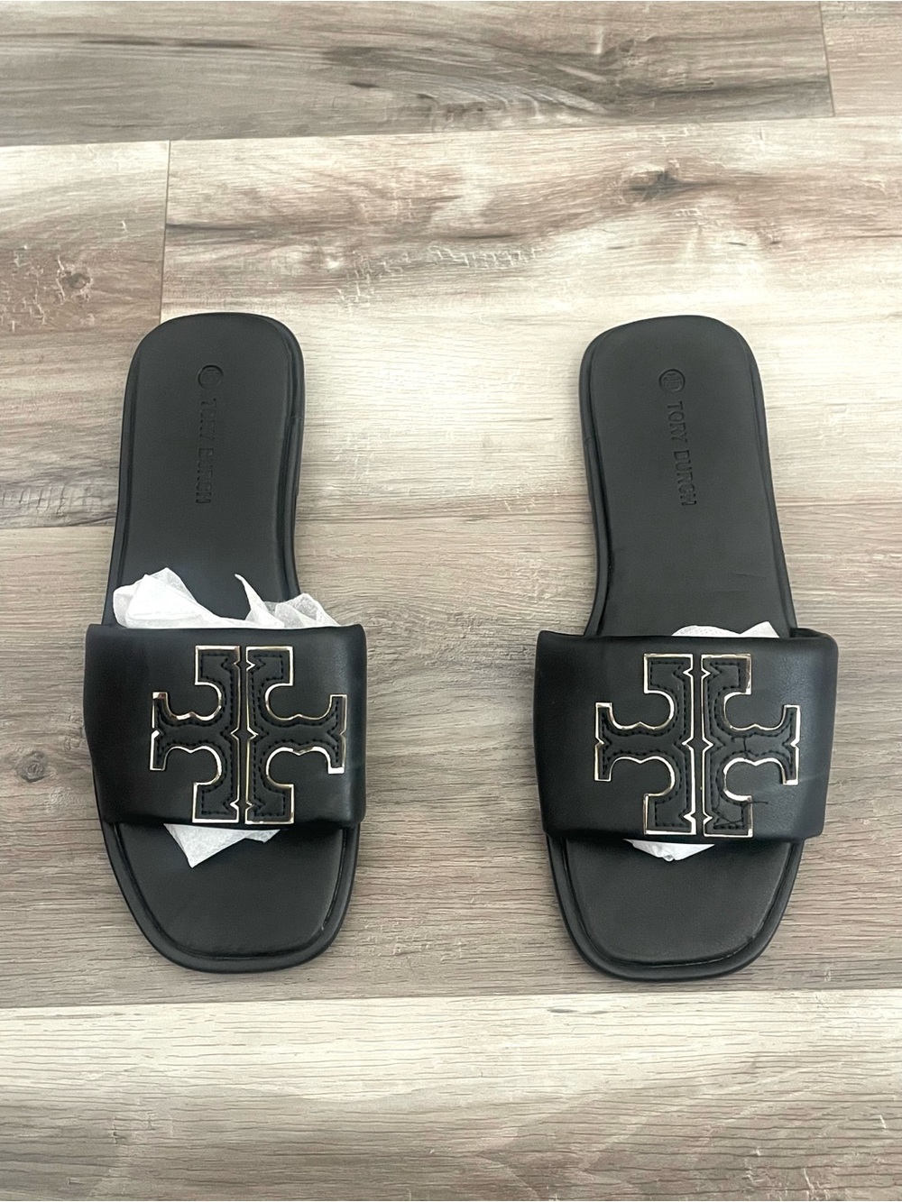 Tory Burch Sandals Double T Letters